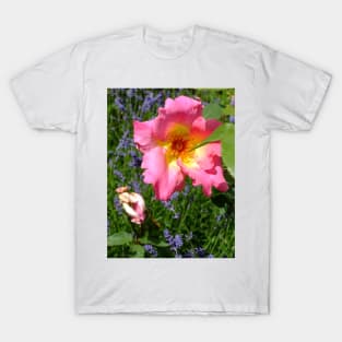 Ragged Pink Rose T-Shirt